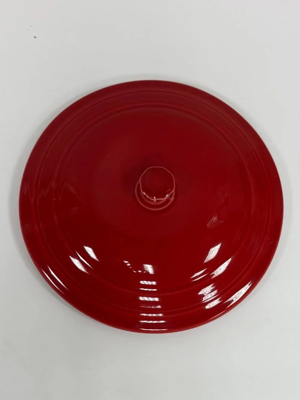 New Fiesta Scarlet Ceramic Casserole Lid. KT192